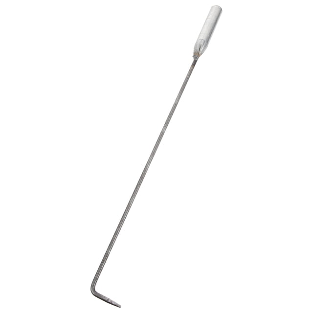 Nestingho Utilisation Intérieure Extérieure 1ensemble Outil de Foyer en Fer Argenté Manche Long pour Accessoires de Cheminée