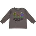 thumbnail image 3 of Inktastic Kindness Grows Wildflowers Boys or Girls Long Sleeve Toddler T-Shirt, 3 of 5