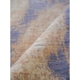 thumbnail image 4 of Rugsotic Carpets Hand Knotted Wool Area Rug, 4'x6', Blue Beige, Rectangle, Abstract, High Pile Handmade Rug for Living Room Bedroom, 4 of 6