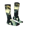 thumbnail image 3 of Fotbe Bull Charging Through Waves print Women's Men's Novelty Crew Socks Cotton Socks Knee High Socks for Walking,Running,Nurses,Pregnancy, 3 of 8