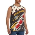thumbnail image 2 of Disketp Space Adventure Sleeveless Tshirts For Men, Muscle Shirts For Men Dry Fit Tank Top-3x-Large, 2 of 8