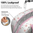 thumbnail image 5 of Lunch Bag Lunch Box for Women Reusable Insulated Lunch Bags,Water-Resistant Cherry Pink Cooler Lunch Tote Bag, Large Capacity for Work Travel Picnic, 5 of 6
