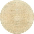 thumbnail image 1 of Ahgly Company Indoor Round Abstract Khaki Gold Abstract Area Rugs, 7' Round, 1 of 6