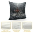 thumbnail image 4 of ARISTURING Happy New Year Throw Pillow Cover,  Winter Holiday Farmhouse Cushion Case for Sofa Couch Set of, 4 of 5