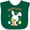 Green, variant on Inktastic Happy Easter Bunny with Eggs and Carrot Boys or Girls Baby Bib