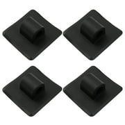 4x Inflatable Boat Sailing Engine Parts Outboard Motor Mount Brackets Black