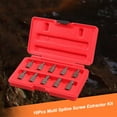 thumbnail image 3 of Labymos 10Pcs Multi Spline Vis Extracteur Kit Cassé Vis Tuyaux Accessoires Outil à Main Automatique, 3 of 5