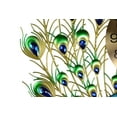 thumbnail image 5 of Three Star Import & Export YC1230 25 x 26 in. Double Peacock Wall Clock, 5 of 7