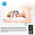 thumbnail image 2 of Máscaras para dormir, auriculares 3D para dormir, antifaz Bluetooth para dormir, hombres, mujeres, música, antifaz para dormir con los ojos vendados BANYUO Hogar, 2 of 5