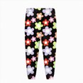 thumbnail image 4 of Toddler Girl 2T 3T 4T 5T Fall Winter Outfits 2Pcs Clothes Floral Graphic Print Long Sleeve Crewneck Sweatshirt Casual Joggers Pants Set, 4 of 5