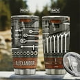 thumbnail image 3 of Mechanic Gifts For Men Mechanic Tumbler Stainless Steel Insulated Coffee Travel Mug Cup 20oz 30oz Birthday Christmas Father''s Day Mechanics Gift, 3 of 6