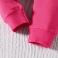 thumbnail image 6 of ZRBYWB Toddler Girls Clothing Sets Long Sleeve Letter Embroider T Shirt Pullover Tops Pants Outfits Kids Clothes, 6 of 6