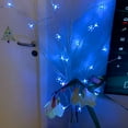 thumbnail image 2 of 100 LED Light Up Flowers String Lights for Bedroom Romantic Decor, Plug in Fairy Cherry Blossom Tree Wall Hanging Indoor DIY Decorations for Christmas Easter Valentines Day Proposal Birthday, 2 of 18