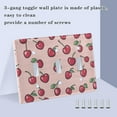thumbnail image 3 of Yayeee Toggle Light Switch Wall Plate 2-Gang 4.56"x4.48" Decorative Outlet Cover, Cherries Pattern, 3 of 7