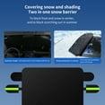thumbnail image 6 of Magnetic Car Windshield Snow Cover | Universal Frost Guard for Cars SUVs Trucks | Thick Aluminum Insulated All-Weather Protector | Sun UV Hail Ice Rain Protection | 79.5x40.9 in | Easy Install, 6 of 7