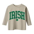 thumbnail image 3 of WOYY Toddler Girls St. Patrick's Day T-Shirt 3/4 Sleeve Crewneck T Shirt Top, Sizes 3-4T, 3 of 3