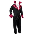 thumbnail image 3 of Boo! Inc. Virile Vampire Adult Men's Halloween Dress Up Theme Party Cosplay Costume, 3 of 6
