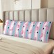 thumbnail image 2 of Fotbe Flamingo1 Funda para Almohada Corporal con Diseño, Funda de Microfibra Ultrasuave de 20x54 Pulgadas, Ropa de Cama Elegante, 2 of 7