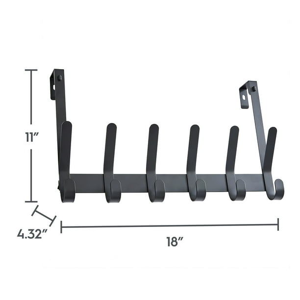Better Homes Gardens SnugFit over-the-Door Hook Rack with