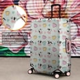 thumbnail image 4 of Green Cow Cup Pattern Luggage Cover Fashion Suitcase Cover Baggage Covers Fit 25-28 Inch Luggage (Go Travel), 4 of 5