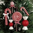 thumbnail image 2 of 1/6 piezas de piruleta navideña con colgante de bastón de caramelo, bola colgante para árbol de Navidad, adornos navideños para el hogar, regalo de Año Nuevo 2024, 2 of 5