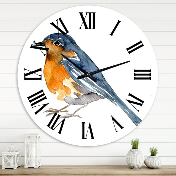 Designart 1 in Quartz Traditional Wall Clock