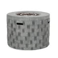 thumbnail image 5 of Kaur Outdoor Lightweight Concrete Circular Fire Pit, Gray, 5 of 11