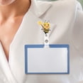 thumbnail image 4 of Nestingho Clip Para Tarjetas Con Patrón De Abeja Amarillo Ideal Para Y Oficina, 4 of 6