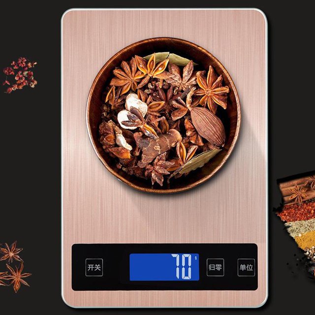 Báscula de cocina Soledad Digital de Acero Inoxidable 15kgx1g