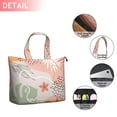 thumbnail image 2 of Orange Boho Plant Pattern Travel Tote Bags for Women Carry On,Large Weekender Bags for Women Travel,Multi Functional Duffle Bag for Work,Shopping,Sports, 2 of 5