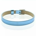 thumbnail image 2 of EOEMY 10 Mixed Metallic Color Faux Leather Bracelet Wristband Fit 8mm Slider Charms, 2 of 9