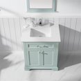 thumbnail image 5 of Vinnova Lorna 30" Carrara Stone Top Single Vanity with Mirror in Finnish Green, 5 of 8