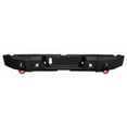 thumbnail image 6 of TIOYAR Steel Rear Bumper for 2014-2015-2016-2017-2018-2019-2020-2021 Toyota Tundra With Lights&D-Rings (Black Texture), 6 of 7