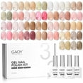 thumbnail image 1 of Kit de esmaltes de uñas GAOY Jelly Gel Sheer Pink, 33 unidades con capa superior, 1 of 6
