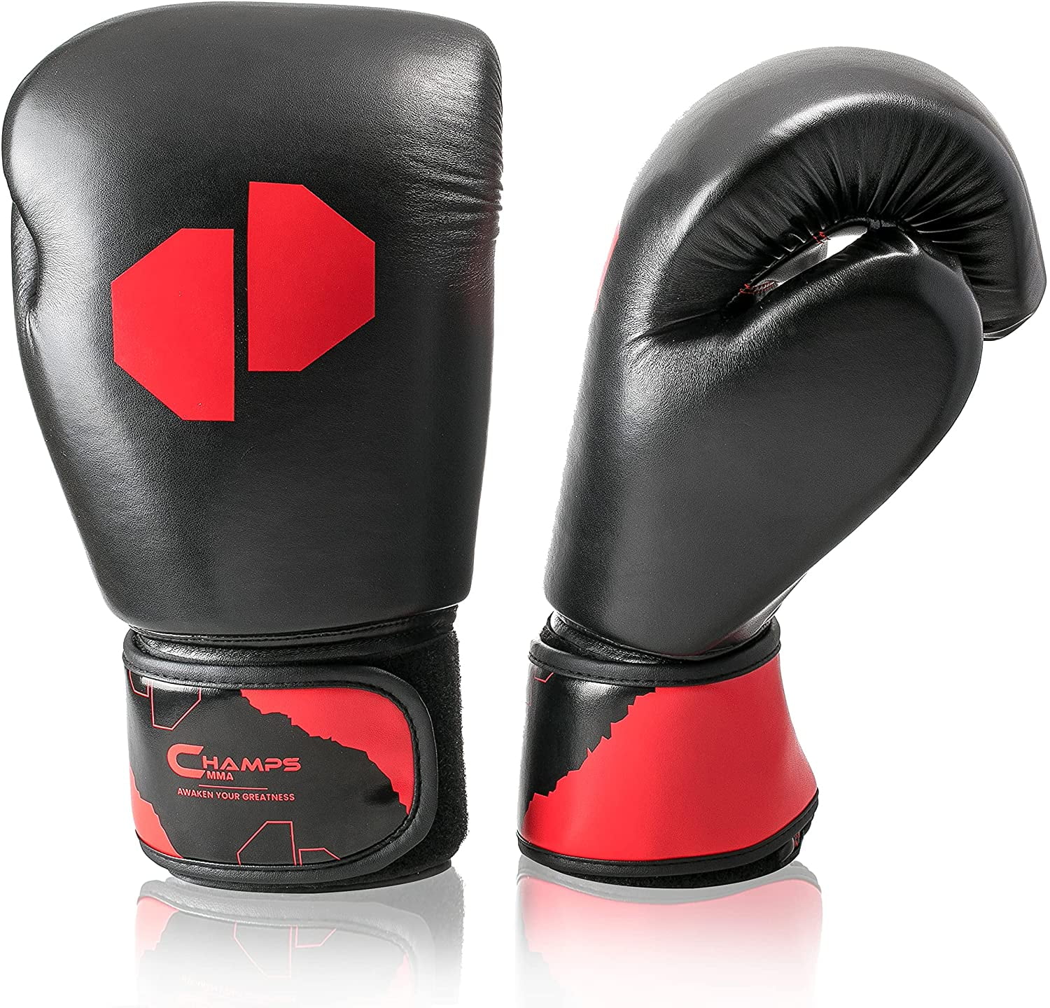 Champs Boxing Gloves for Men and Women – Breathable Martial Arts Gloves with Superior Wrist Support & Shock Absorption – Padded Kickboxing, Boxing, & Muay Thai Gloves for Athletes by Champs MMA