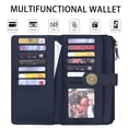 thumbnail image 3 of Cartera Travelambo de piel RFID de gran capacidad para mujer, 3 of 5