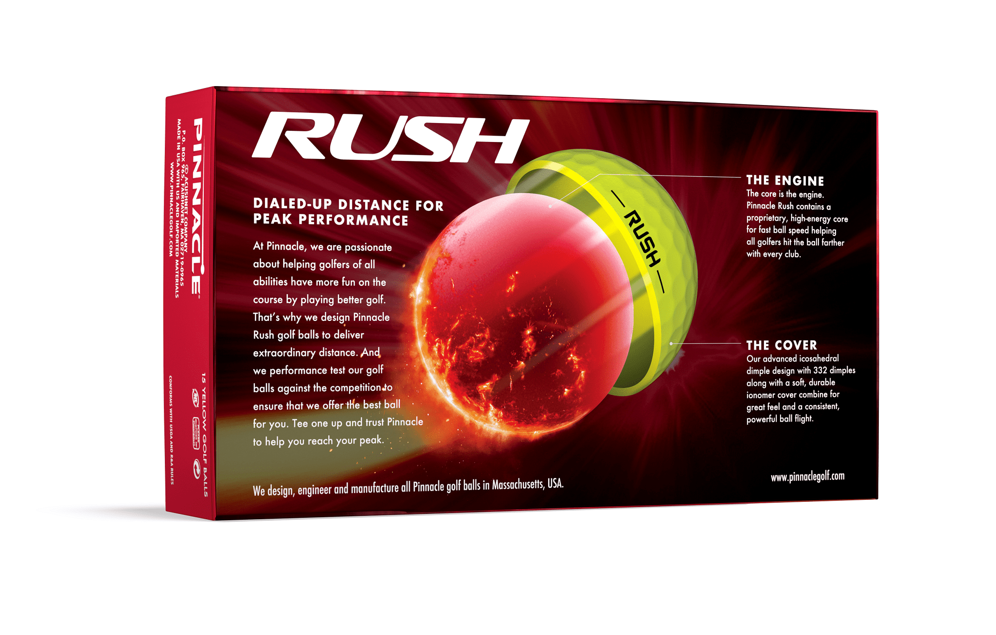 Pinnacle Rush White 15-Ball - Walmart.com