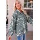 thumbnail image 4 of ABPHQTO Sudadera con capucha extragrande con estampado de camuflaje y manga larga verde de mujer, 4 of 5