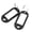 Black, variant on Key Ring Label Tags Plastic Keys Holder and Identifier Name Number Address Information Label Card