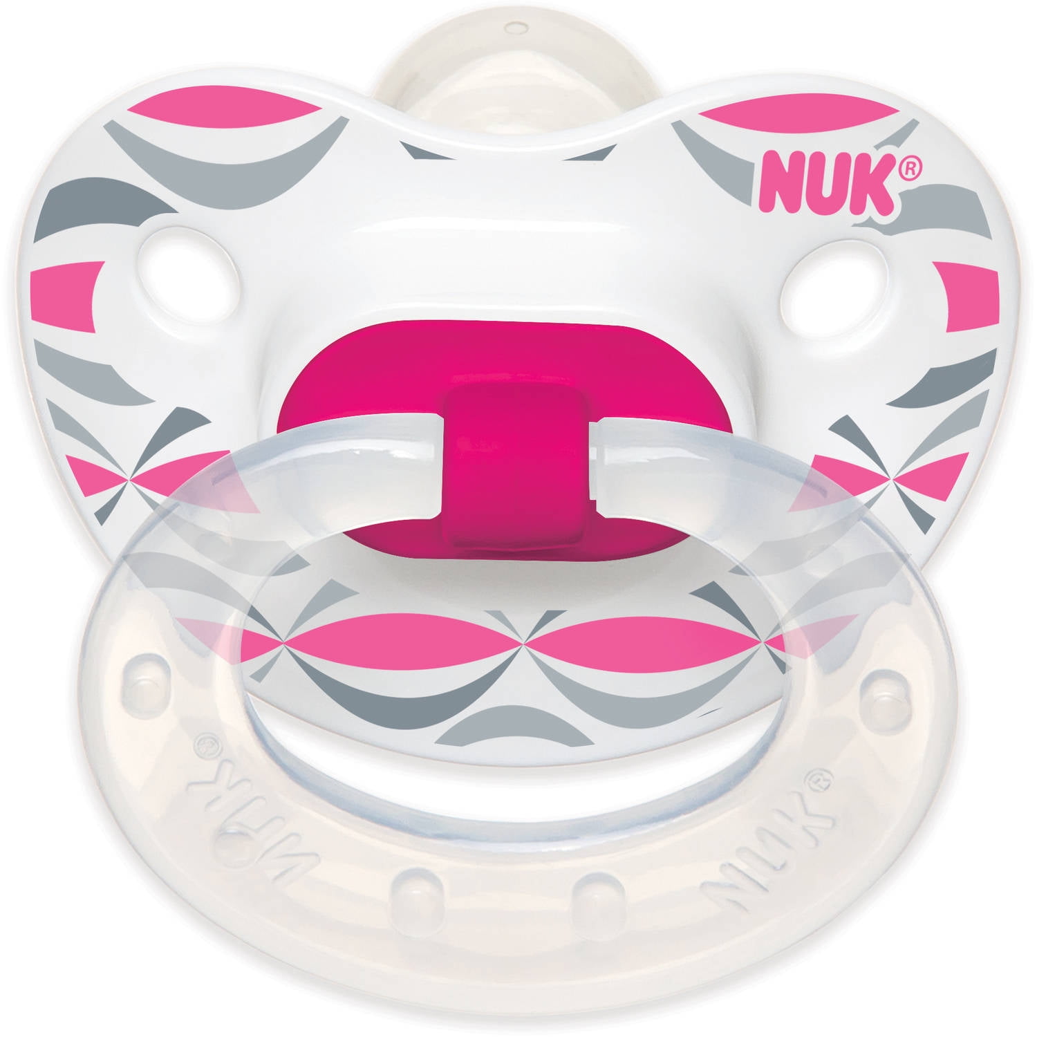 NUK Juicy Latex Orthodontic Pacifiers, 2ct, 618 months, BPAFree
