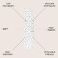 thumbnail image 4 of JONATHAN Y MOROCCAN HYPE 2 x 8 Runner Rug, Izil Moroccan Geometric Diamond - Ivory/Light Gray, MOH507A-28, 4 of 9