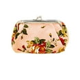 thumbnail image 6 of Soumake Women Flower Printed Canvas Wallet Card Holder Coin Purse Clutch Handbag Bag Practical, 6 of 8