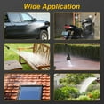 thumbnail image 5 of (LK-LTD)--Cordless Pressure Washer With 6 In 1 Nozzle Portable Electric Power Washer High Pressure Water Sprayer 1000PSI Car Washer Cleaner With 6000mAh 21V Rechargeable Battery And Charger.--(i5db), 5 of 10