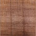 thumbnail image 1 of Ahgly Company Machine Washable Indoor Square Industrial Modern Mahogany Brown Area Rugs, 5' Square, 1 of 7