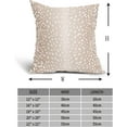 thumbnail image 4 of Antelope Pillow Covers 20X20 Inch Beige Faux Fawn Deer Animal Print Decorative Square Pillow Cases Modern Neutral Cotton Linen Throw Pillows Set of 2 Home Decor for Sofa Couch Bedroom Outdoor, 4 of 6