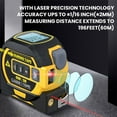 thumbnail image 6 of G · PEH 3 in 1 Digital Laser measure 40m/131Ft Autolock Measuring Tape Top LCD Display, 6 of 11