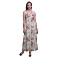 thumbnail image 1 of Bimba Robe Longue Maxi à Bretelles Spaghetti Ajustables à Imprimé Floral, Tenue de Plage d'Été - XX-Grand, 1 of 5