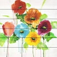 thumbnail image 2 of Marmont Hill - "Cheery Bloomers II" by Julie Joy Painting Print on White Wood, 2 of 7