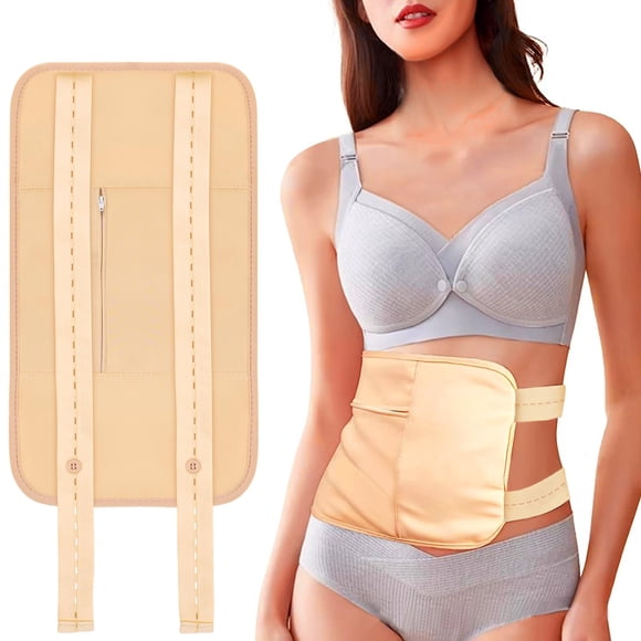Faja envolvente para aceite de ricino YHOVID, ajustable, compresa caliente y fría