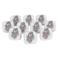 thumbnail image 1 of IBA Indianbeautifulart Light Gray Magical Skull Furniture Knobs Kids Ceramic Knobs For Cabinets Square Cupboard Pulls, 1 of 1